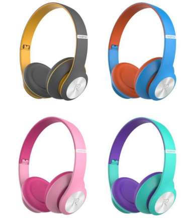 Headphone /Earphone/HF DJ Bluetooth Bando Macaron Realme 66BT HItam