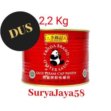 Saus Tiram Cap Panda Lee Kum Kee Oyster Sauce 2,2kg | saus tiram cap panda kaleng | DUS