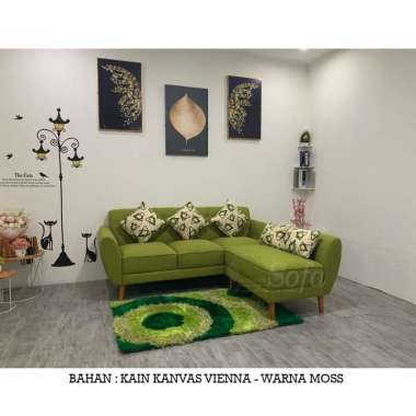 Sofa Ruang Tamu Modesty L Retro Mini Eco 17 Multicolor Warna