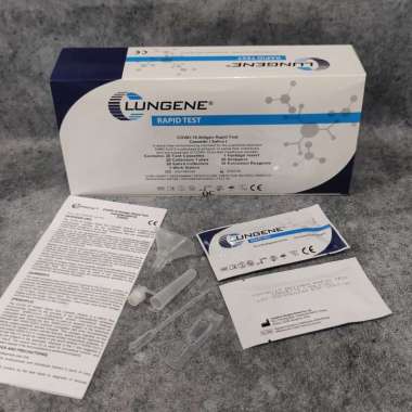 CLUNGENE BIRU SWAB TEST ANTIGEN 1 BOX (25 SET) ALAT RAPID ANTIGEN MANDIRI