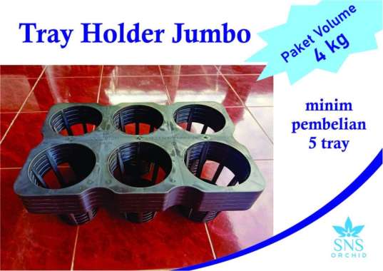 Tray Holder Jumbo Paket 4kg isi 5 pcs Tatakan Pot Fleksibel Jumbo Multicolor