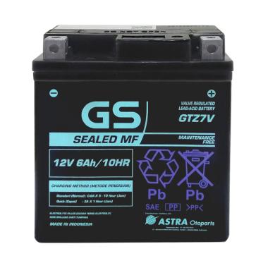 GS ASTRA GS MF GTZ 7V Aki Motor Yamaha NMax, Aerox 155