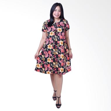 Mama Hamil DRO 826 Ceplok Bunga Kut ... Hamil & Menyusui - Hitam