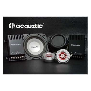 Acoustic Speaker Split Mobil Ukuran 4 inch Fullset