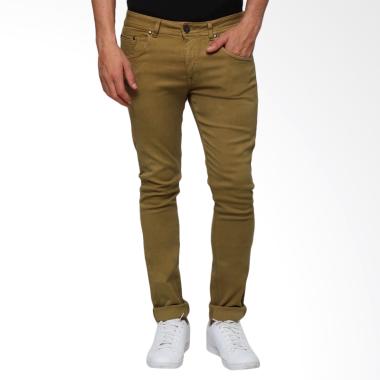 Boy London Slim Fit Celana Jeans Pria - Brown