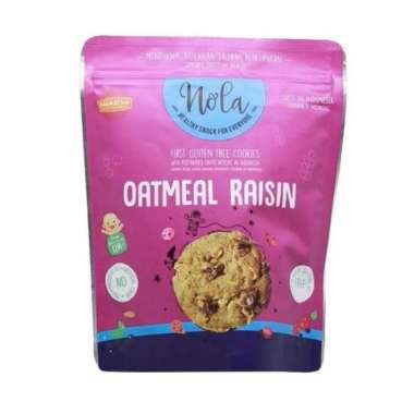 Promo Harga Nola Cookies Oatmeal Raisin 75 gr - Blibli
