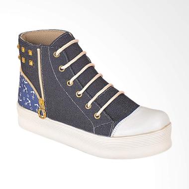 JAVA SEVEN BRI 113 Sepatu Boot Wanita - Biru
