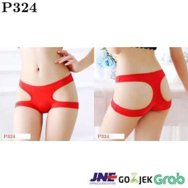 P324 - Celana Dalam Panties Boyshort Merah