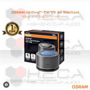 OSRAM AirZing Car UV Air Sterilizer Air Purifier Pembersih Udara Mobil