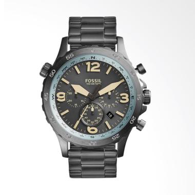 Fossil Nate Chronograph Jam Tangan Pria - Grey [JR1517] Grey