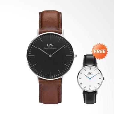 Daniel Wellington Classic St Mawes ... effield- Black Dark Brown