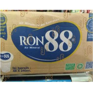 Ron 88 Gelas 240ml - Karton isi 48 Cup