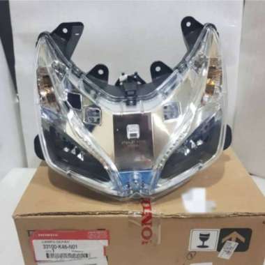 Headlamp Headlight Lampu Depan Reflektor LED Vario 110 FI NON ESP ASSY Ori AHM 33100K46N01