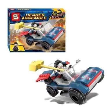 THOR [SY 994 B] HEROES ASSEMBLE MAINAN BRICKS EDUKASI