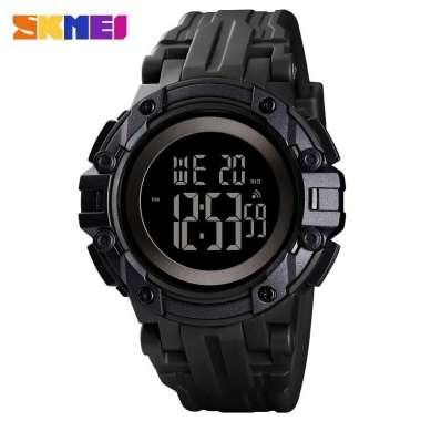 Jam Tangan Pria SKMEI Digital 1545 Black Black Water Resistant 50m