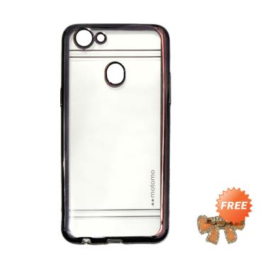 Motomo Shining Chrome Oppo F5 Softcase Oppo F5 Casing Oppo F5 + Free 1Pcs Holder Ring