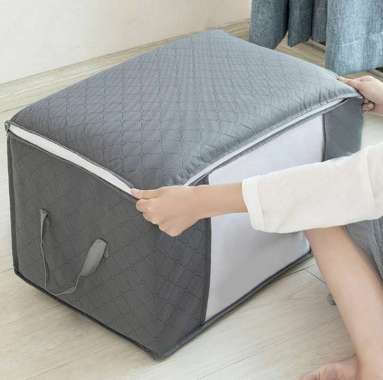 Bed Linen Organizer Rak Kotak Wadah Tempat Taruh Sprei, Selimut, Baju