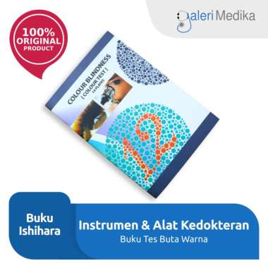Buku Ishihara - Buku Tes Buta Warna- Colour Blindness