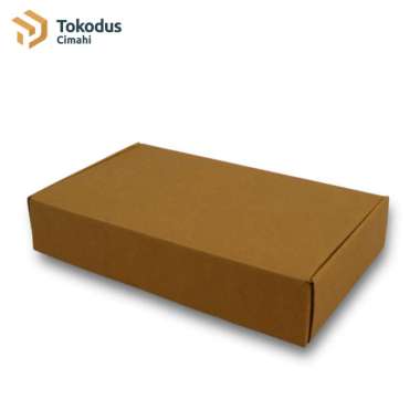 Kardus Karton Box Pizza 26 x 16 x 5cm Polos Dengan Earlock - Tokodus Coklat