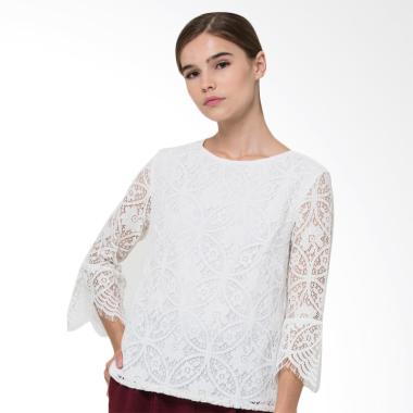 The Executive 5-Blesig118C003 Long ... Atasan Wanita - Off White