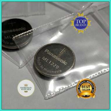 ORIGINAL LITHIUM BATERAI BATTERY PANASONIC CMOS ML1220 ML 1220 Rechargeable 3V ASLI