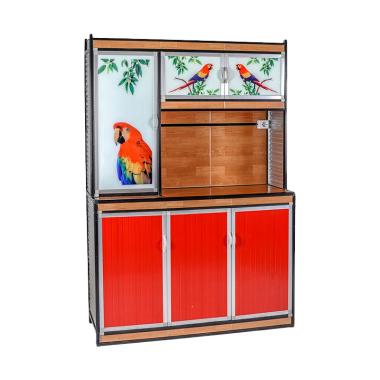 Bina Karya Lemari Rak Piring 3 Pintu