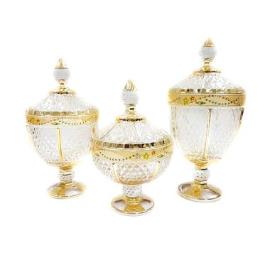 Vicenza VGC0456 Olivia Golden Kristal Padi Set Toples