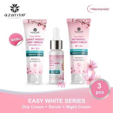 Azarine Easy White Series - Paket Hemat Azarine - Paket Perawatan Pemutih Wajah Aman dan Ampuh - Pen