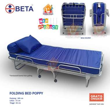(JNE CARGO) Ranjang Pasien Rumah Sakit Ranjang Lipat Folding Bed POPPY