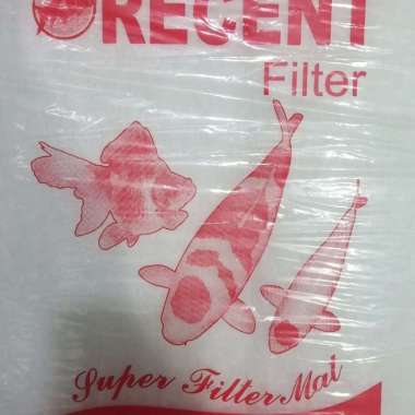aquarium kolam ikan media filter kapas RECENT SPESIAL 2 x 1 meter