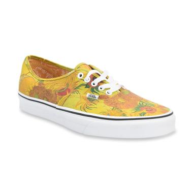 Vans UA Authentic Vincent Van Gogh Sepatu Pria - Sunflowers True White