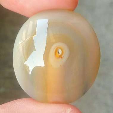 Natural Batu Akik Motif Susup Combong Gambar Antik