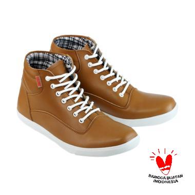 Golfer Men Casual Boot Sepatu Pria - Tan [GF.2608]