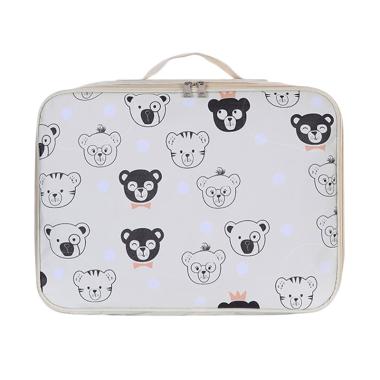 Homestuff Animal Mini Koper Tas Travel Organizer - White