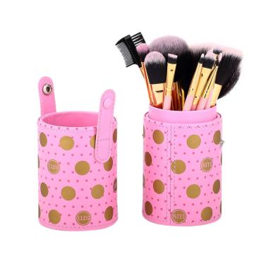 Sonia miller SBS002 Cylinder Case Polka Dot Set Brush Pink