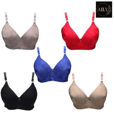 SALE Aily FR099 Bra Wanita Jumbo Tanpa Kawat Cup D 42D
