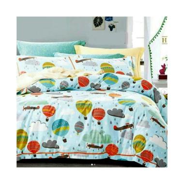 Ellenov Motif Capadocia Katun Lokal Premium Set Sprei dan Bedcover