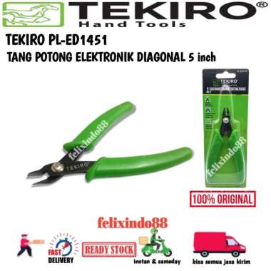 Tang Potong Elektronik 5 inch " TEKIRO Electronic Diagonal Pliers