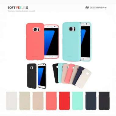 Case Samsung Galaxy S7 Edge Soft Feeling Mercury Goospery Soft Case Original Stone