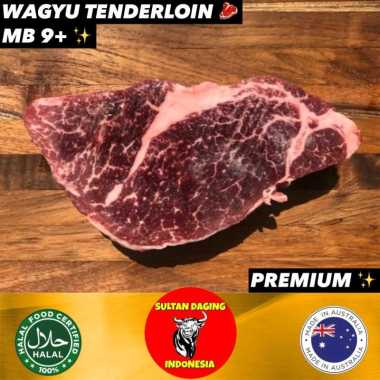 WAGYU TENDERLOIN MB 9 STEAK PREMIUM 250 GRAM IMPORT DARI AUSTRALIA/ TENDERLOIN MB 9/ WAGYU TENDERLOI
