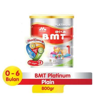 Promo Harga Morinaga BMT Platinum Susu Formula Bayi 0-6 Bulan Plain 800 gr - Blibli