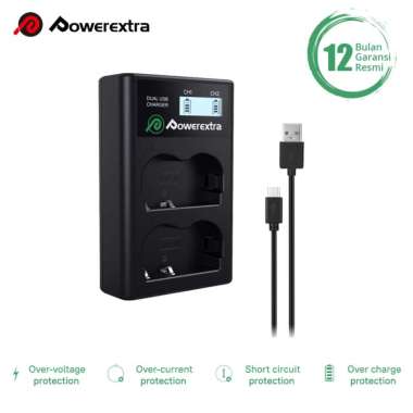POWEREXTRA DUAL SMART CHARGER CANON BP-511A