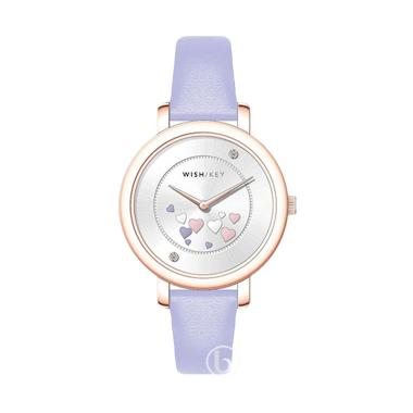 WISH/KEY Penelope WK2020RG/S Jam Tangan Wanita [Original] Baby Purple