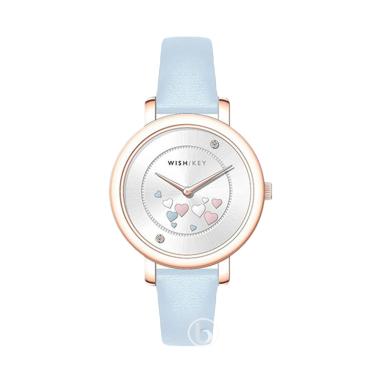 WISH/KEY Penelope WK2020RG/S Jam Tangan Wanita [Original] Light Blue