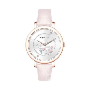 WISH/KEY Penelope WK2020RG/S Jam Tangan Wanita [Original] Light Pink