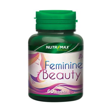 NUTRIMAX FEMININE BEAUTY VITAMIN KESEHATAN KECANTIKAN KULIT ANTI AGING KERIPUT FLEK HITAM 60 TABLET