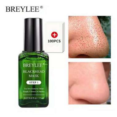 BREYLEE Step 1 Blackhead Remover Mask - Pengangkat Komedo / Pembersih Komedo Hidung / Penghilang Kom