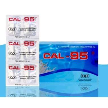 CAL-95 suplemen kalsium-1box 30 kaplet