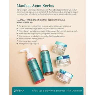 DAVIENA SKINCARE PAKET ACNE SERIES