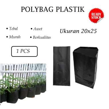 POLIBAG PLASTIK POLIBAG UKURAN 20 X 25 PER LEMBAR